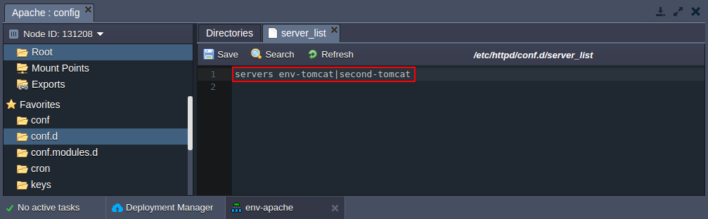 hosts list for load balancing