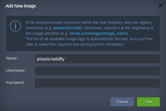 custom image repository
