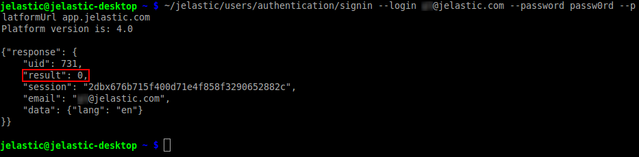 CLI manual authentication