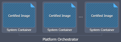 PaaS managed containers scheme