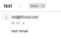 test email from custom form