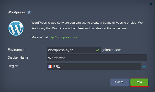 wordpress cluster