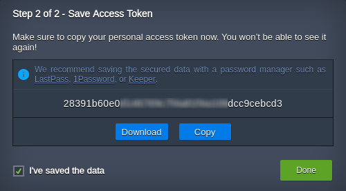 save access token