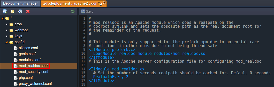 zero downtime module for Apache