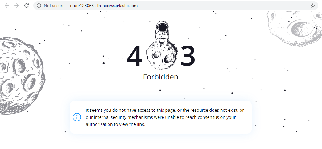 403 forbidden access