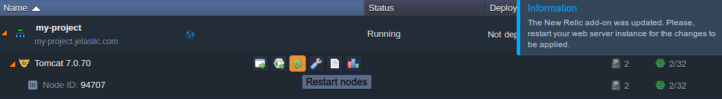 restart nodes