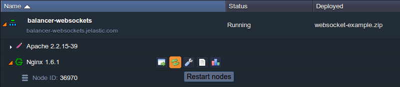 restart NGINX nodes