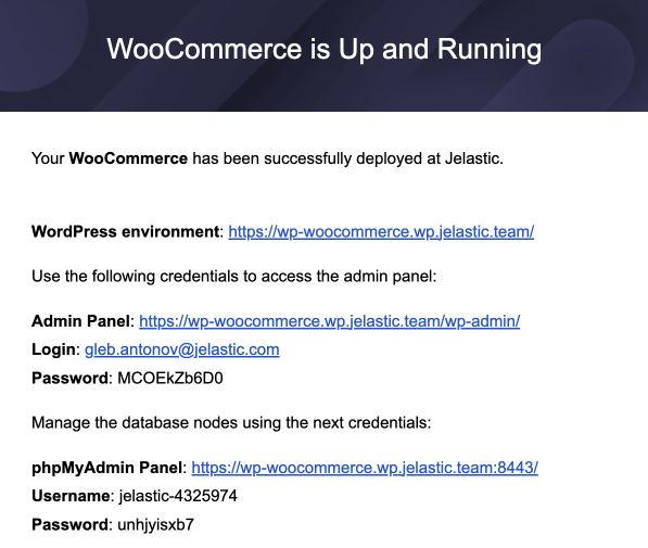 WordPress WooCommerce email